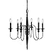 Royce Lighting RC5246ABK - Country Tavern Collection Six Light Chandelier Almost Blac...