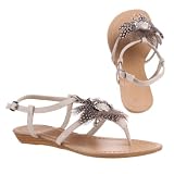 Produkt-Bild: Damen Schuhe, SANDALEN, PUMPS ZEHENTRENNER, Y1279, Synthetik in hochwertiger Leder Optik