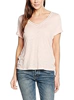 Cortefiel Camiseta Manga Corta (Rosa)