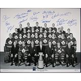 1967 Toronto Maple Leafs Autographed 16X20 Lithograph - Autographed NHL Photos