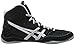 ASICS Men's Cael V6.0 Wrestling Shoe,Black/Silver,9 M US