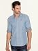 GUESS Brando Long-Sleeve Shirt, BLUE (XL)