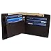 HOPSOOKEN RFID Leather Bifold Wallets Women Men Flipout Slim ID Wallet Trifold (Coffee (UP))