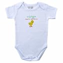 Luvable Friends Zodiac Bodysuit Virgo, White
