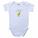 Luvable Friends Zodiac Bodysuit Virgo, White
