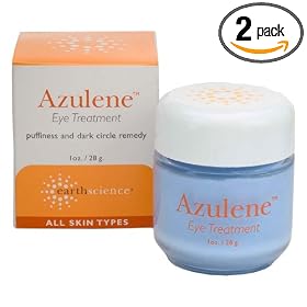 Earth Science Azulene Eye Treatment, 1-Ounce Glass Jars (Pack of 2)