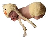 (イモクリコ) Imocrico ベビー 着ぐるみ ひよこ 赤ちゃん 年賀状 撮影 酉年 モコモコ