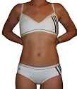 Adidas Spirit Bikini White Black Size 36 UK 10