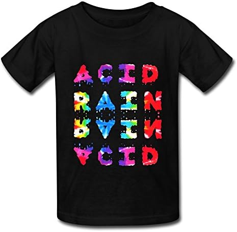 ZEKO Boys &amp; Girls T Shirts Chance The Rapper-Acid Rap 8 Size L Black