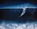 Cribbar SURFING POSTER Huge Wave Surfer RARE UK Newquay - 16" x 20"