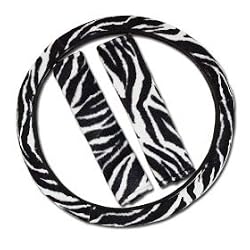 Zebra Steering Wheel Cover / Shoulder Pad