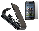 iTALKonline BLACK FlipMatic Easy Clip On Vertical Cover Pouch Case with 3 L ....