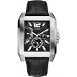 Guess W13075G1 Gents Structure Black Dial and Croco Leather Strap Watch