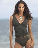 Shape fx Tummy Flattening Ruched Tankini Shape fx