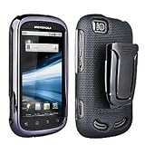 Motorola Cliq 2 Body Glove RUBBERIZED HARD SHELL W/ SWIVEL BELT CLIP & Kick Stand