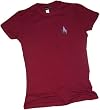 Star Trek: The Next Generation Command Red Uniform Crop Sleeve Fitted Juniors T-Shirt