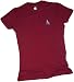 Star Trek: The Next Generation Command Red Uniform Crop Sleeve Fitted Juniors T-Shirt