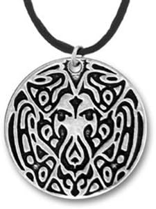 Pewter Charm Pendant Necklace Wolf Pack Tattoo