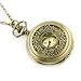 Vintage looking locket watch with chain