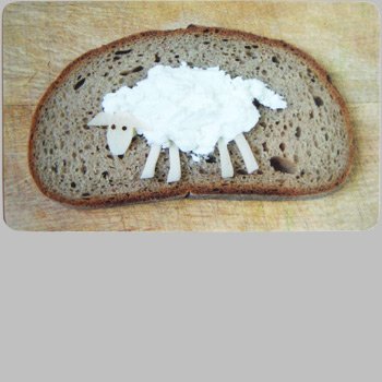 Frühstücksbrettchen "Schaf"