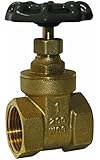 Everflow Supplies 205T002-NL IPS Threaded Brass Gate Valve 2 Inch-Lead Free