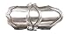 Cowboy Horse Saddle Silver Tone Pewter Finger Armor Ring
