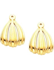 Pair of 14K Yellow Gold Earring Jackets -- LIFETIME WARRANTY