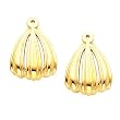 14K Yellow Gold Earring Jackets