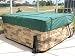 Square Soft Cap Spa Cover : 86 x 86 x 14 Green