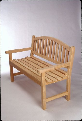 Childrens Toyshop  Outdoor Living : Free Shipping! Solid Cedar American-made 4 foot Monet Garden Bench