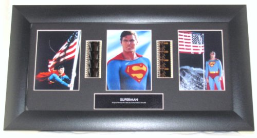  Superman Returns Framed Trio Film Cell Presentation