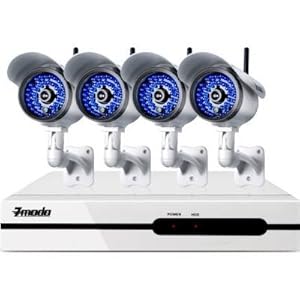 Zmodo KNS4-IASFZ4ZN-1TB 1TB HDD 4Channel NTW NVR System w/ 4 Wireless IP Camera