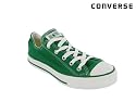 CONVERSE ALL STAR CHUCK TAYLOR YOUTH GREEN CANVAS LOW TOP SHOES