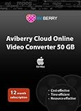 Aviberry Cloud Online Video Converter 50GB - 12 months subscription for Mac [Download]