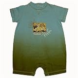 Little Me tie dye safari romper