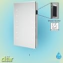 Diamond Medium LED Mirror INCLUDES SHAVER SOCKET IP44