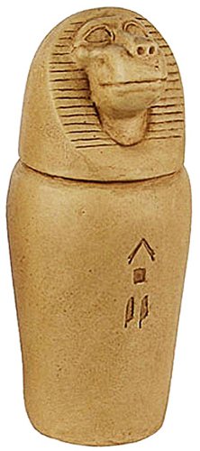 Canopic Jar of Baboon Hapi, 4.5 inch H - Small - E-083S