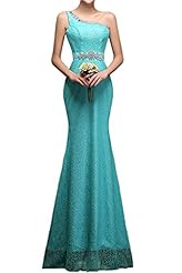 One Shoulder Mermaid 2015 Bridesmaid Dress/Party Dress/Wedding Dress 