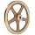 Boston Gear G1220 Grooved Pulley, Fits Round Belts 0.1875" or Smaller, 0.250" Face, Brass