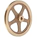Boston Gear G1220 Grooved Pulley, Fits Round Belts 0.1875" or Smaller, 0.250" Face, Brass