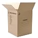Duck Brand Kraft Corrugate Shipping Boxes, 18" x 18" x 24", Brown, 6-Pack (1139734)