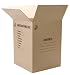Duck Brand Corrugate Shipping Boxes, 18" x 18" x 24", Foldable, Brown, 6 Pack (1139734)