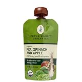 PeterRabbitOrganics,Pea,SpinachandApplePuree,4.4-OuncePouches(Packof10)