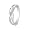 Sterling Silver Round Diamond Fashion Ring (1/20 cttw)