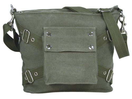 Buy Rothco Vintage One-Pocket Canvas Shoulder Bag by Rothco