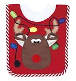 Tangled Reindeer Bibs By Mullins Square Kids