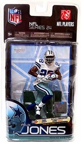 NFL Series 24 FELIX JONES Dallas Cowboys Running Back #28 Collectible Action Figure by McFarlane Toys