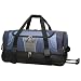 30" Two-Section Rolling Duffel Bag - Navy/ Steel Blue
