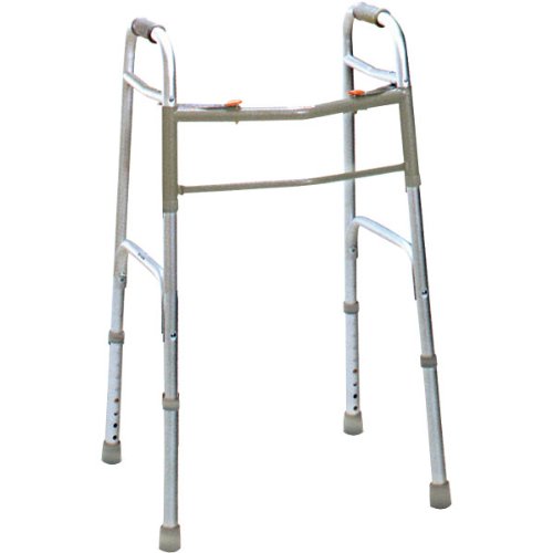 Deluxe Folding Junior Walker Two Button