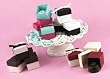 2 Piece Favor Boxes Mocha Navy Black Ivory Shimmer Olive etc